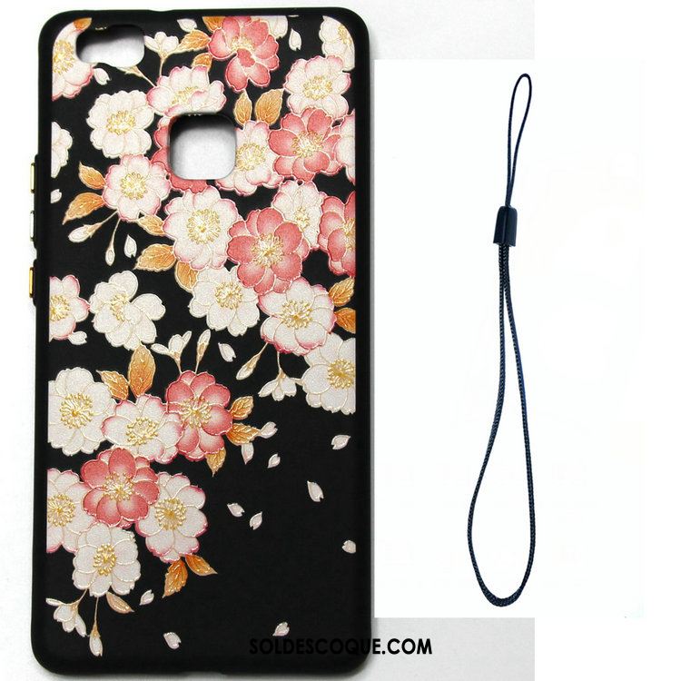 coque fleur huawei p9