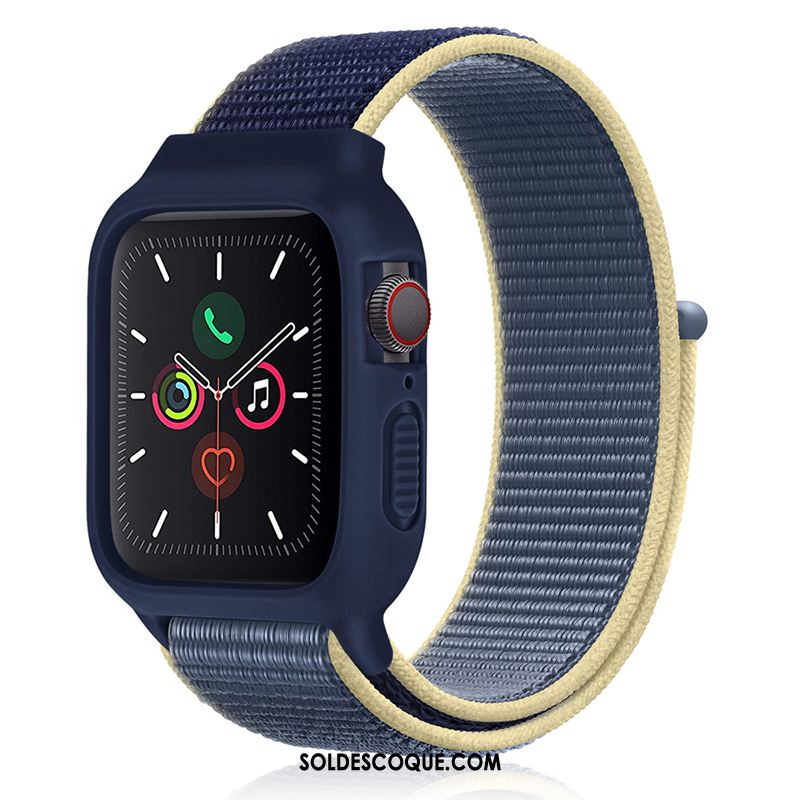 Coque Apple Watch Series 1 Nouveau Bleu Silicone Tendance Nylon Pas Cher