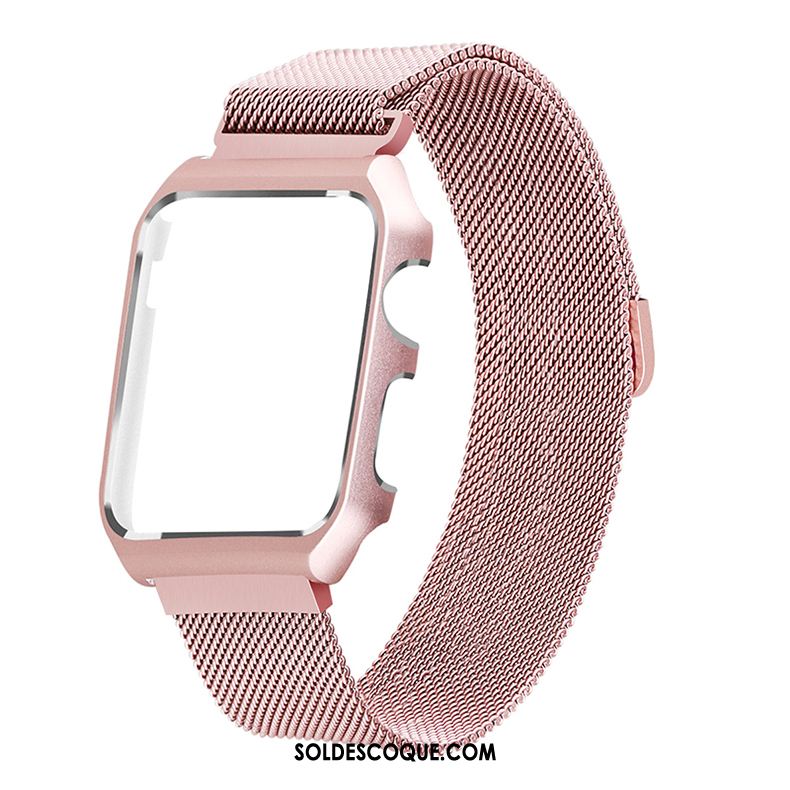 Coque Apple Watch Series 3 Rose Protection Pas Cher