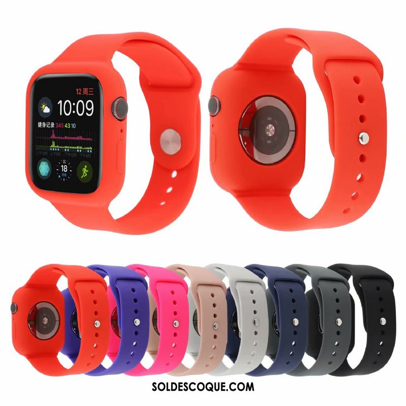 Coque Apple Watch Series 4 Rouge Nouveau Sport Tendance Mode Housse En Vente