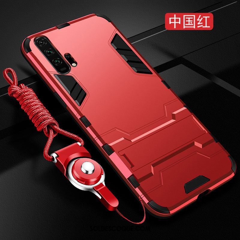 Coque Honor 20 Pro Silicone Protection Fluide Doux Téléphone Portable Rouge Housse Soldes