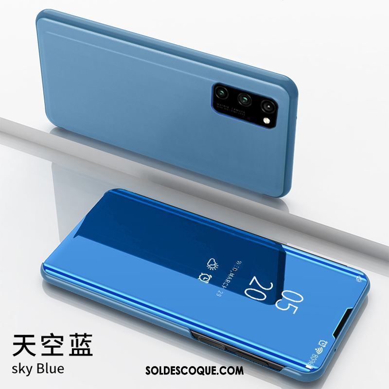 Coque Honor 30 Pro Tempérer Incassable Bleu Téléphone Portable Étui En Cuir Soldes