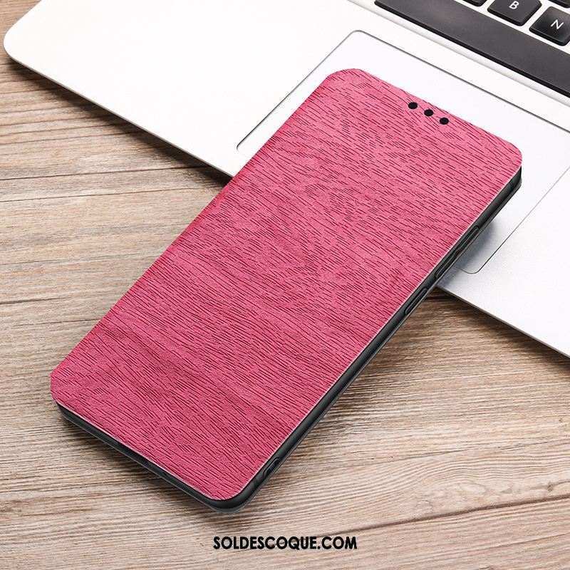 Coque Honor 30 Pro Téléphone Portable Plier Rouge Reversible Étui En Cuir Pas Cher