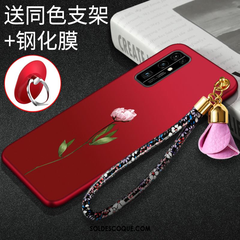 Coque Honor 30 Téléphone Portable Fluide Doux Protection Rouge Légère Housse En Vente