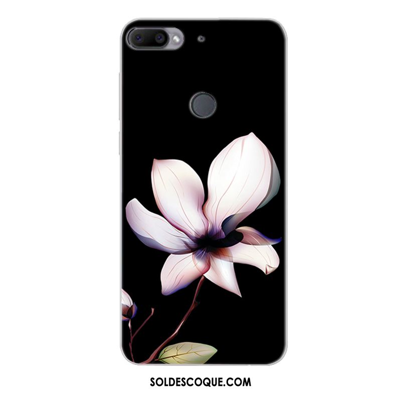 Coque Htc Desire 12+ Dessin Animé Incassable Art Téléphone Portable Noir Soldes