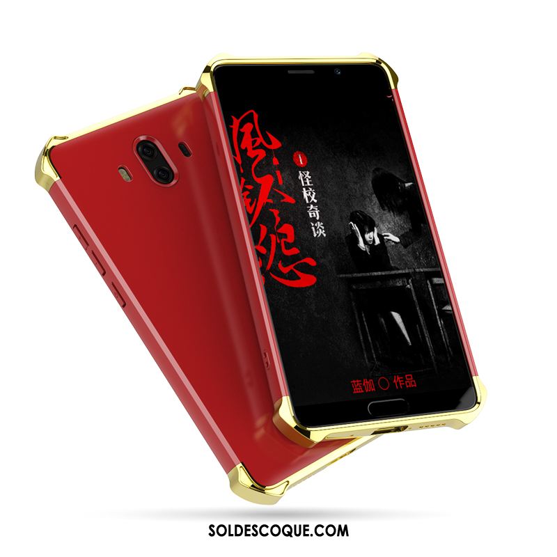 Coque Huawei Mate 10 Cool Luxe Téléphone Portable Incassable Argent Pas Cher