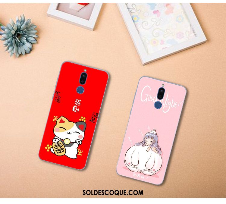 Coque Huawei Mate 10 Lite Fluide Doux Incassable Tout Compris Rouge Dessin Animé En Vente