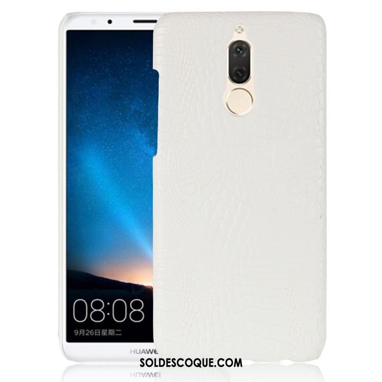 Coque Huawei Mate 10 Lite Protection Étui Blanc Téléphone Portable Cuir En Ligne