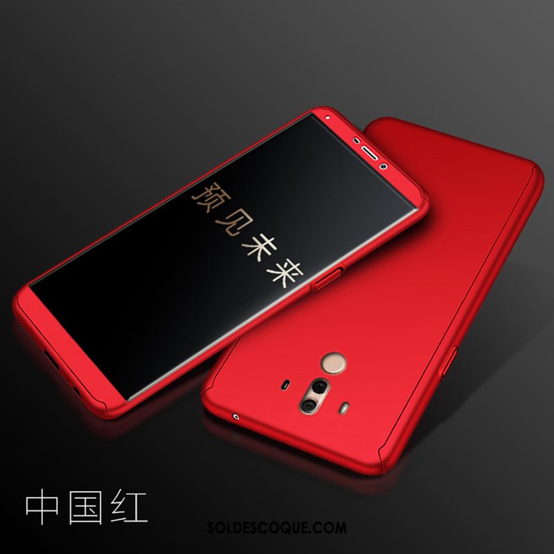 Coque Huawei Mate 10 Pro Difficile Téléphone Portable Rouge Étui En Cuir Soldes
