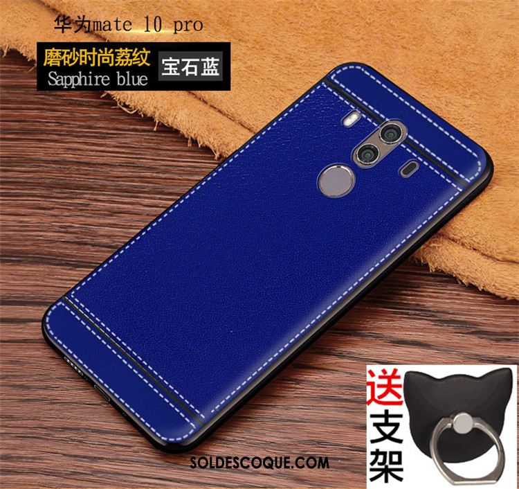 Coque Huawei Mate 10 Pro Téléphone Portable Tendance Fluide Doux Silicone Bleu En Ligne