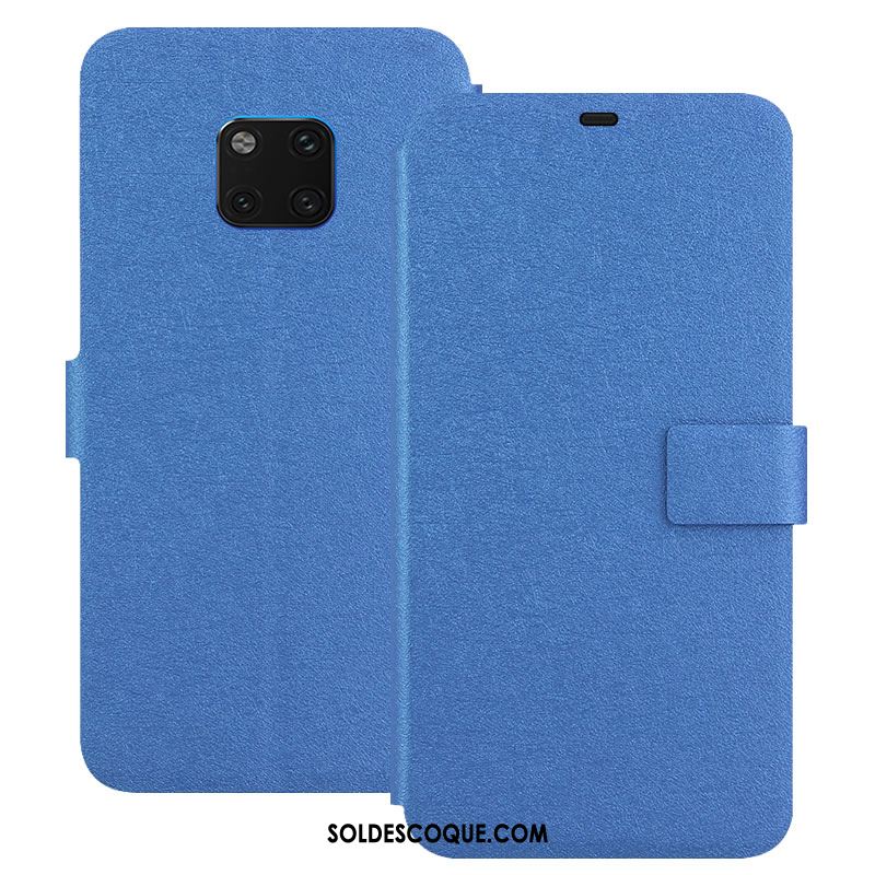 Coque Huawei Mate 20 Pro Carte Boucle Protection Bleu Étui En Vente