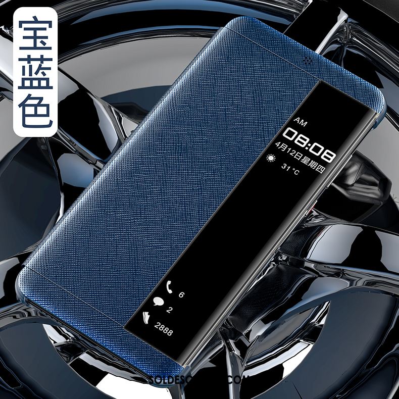 Coque Huawei Mate 20 Pro Clamshell Business Luxe Étui En Cuir Protection En Ligne