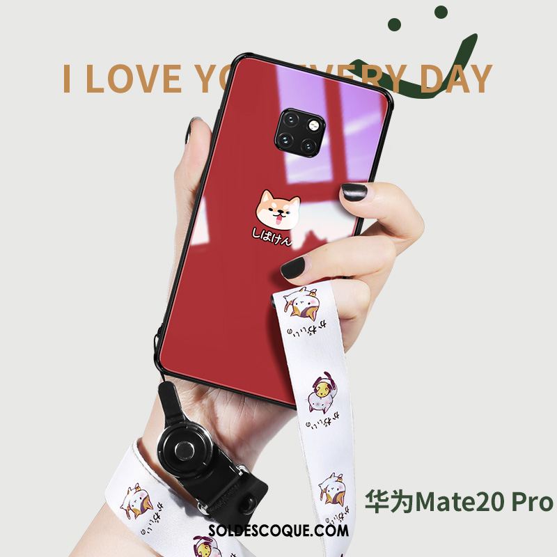 Coque Huawei Mate 20 Pro Silicone Tout Compris Personnalité Rouge Net Rouge France