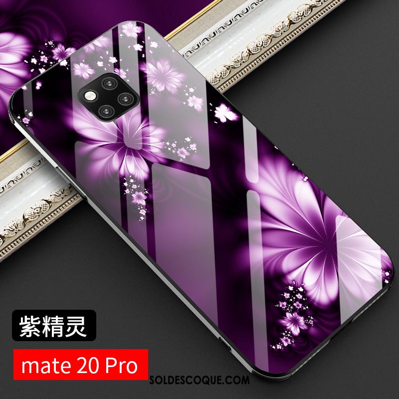 Coque Huawei Mate 20 Pro Tendance Tout Compris Luxe Violet Incassable Soldes