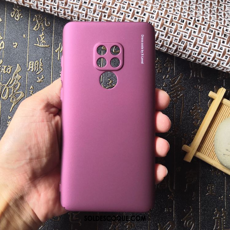 Coque Huawei Mate 20 X Tout Compris Délavé En Daim Téléphone Portable Rouge Protection Soldes