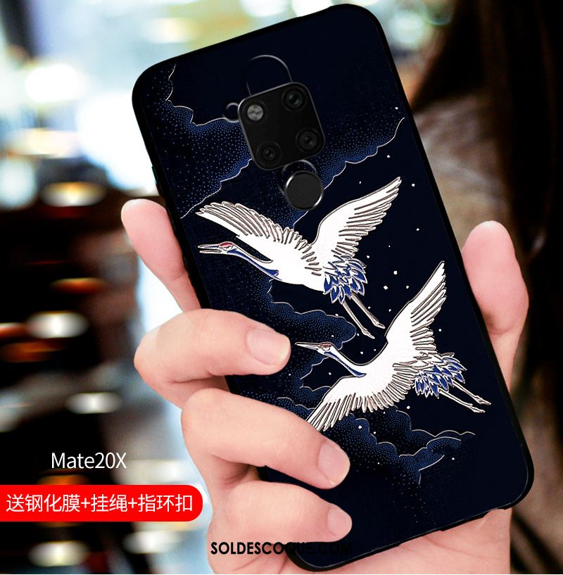 Coque Huawei Mate 20 X Téléphone Portable Incassable Gaufrage Tout Compris Protection En Vente