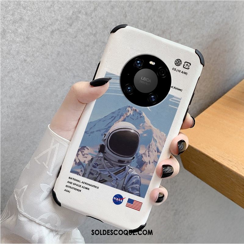 Coque Huawei Mate 40 Pro Cuir Soie Mulberry Protection Tout Compris Téléphone Portable Pas Cher