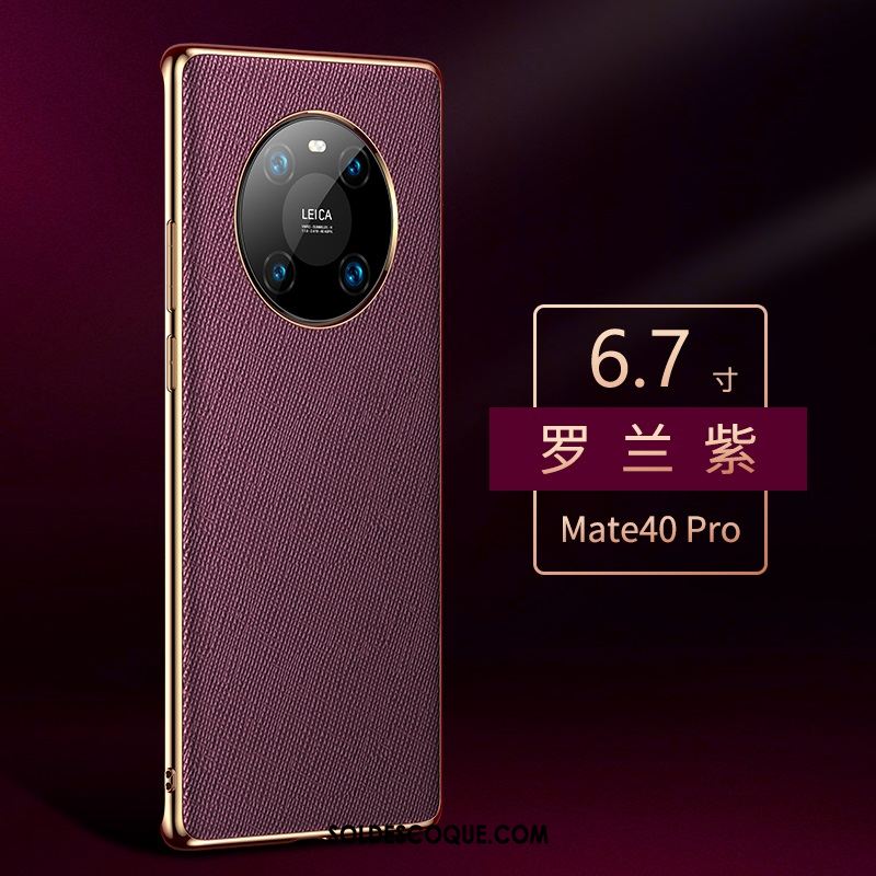 Coque Huawei Mate 40 Pro Luxe Violet Tout Compris Protection Téléphone Portable En Ligne