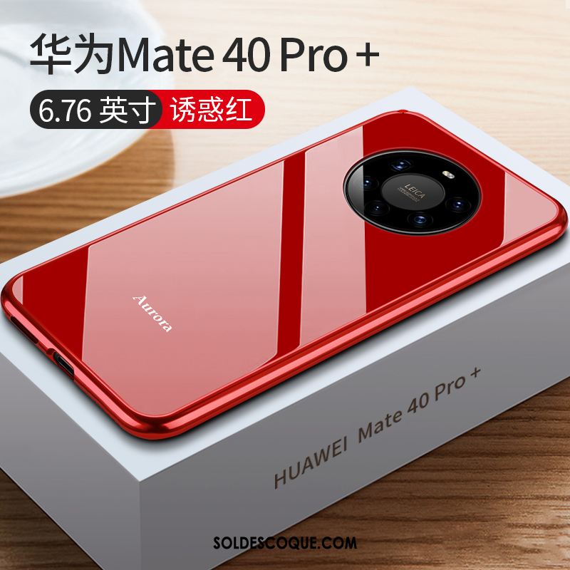 Coque Huawei Mate 40 Pro+ Très Mince Téléphone Portable Border Nouveau Net Rouge Housse En Vente