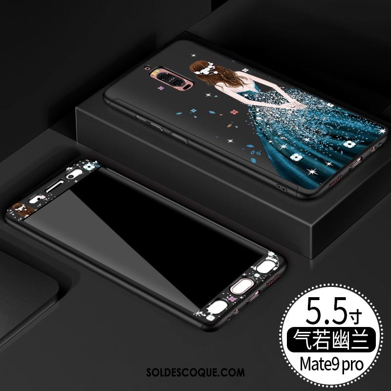 Coque Huawei Mate 9 Pro Cou Suspendu Protection Tout Compris Tendance Bleu Housse En Vente