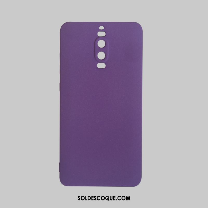 Coque Huawei Mate 9 Pro Téléphone Portable Violet Délavé En Daim Simple Étui En Vente