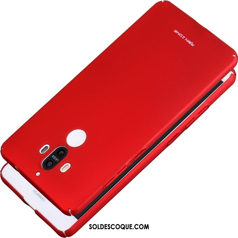 Coque Huawei Mate 9 Tempérer Téléphone Portable Incassable Délavé En Daim Membrane France