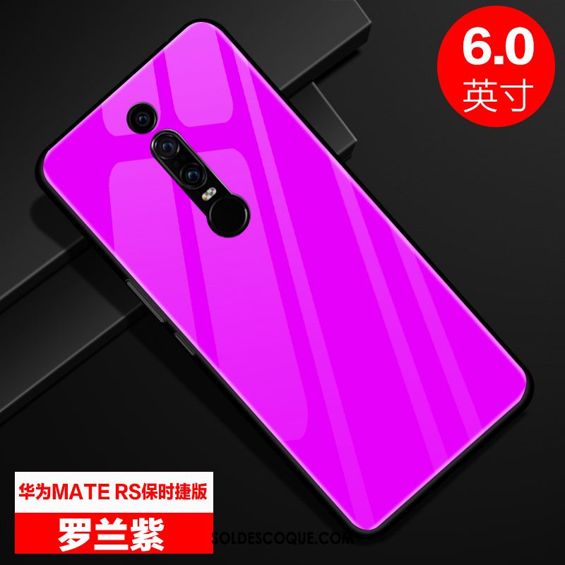 Coque Huawei Mate Rs Incassable Téléphone Portable Étui Violet Miroir En Vente