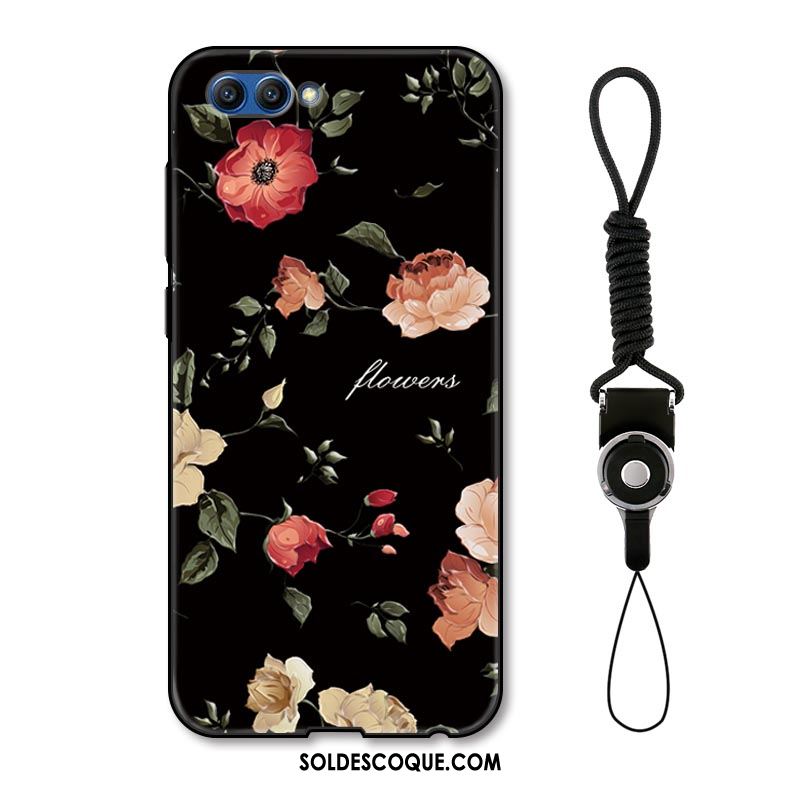 Coque Huawei Nova 2s Rose Simple Étui Téléphone Portable Noir France