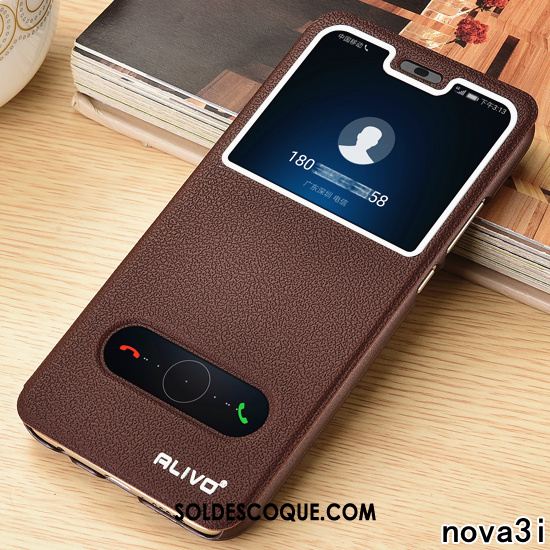 Coque Huawei Nova 3 Protection Téléphone Portable Difficile Étui En Cuir Tout Compris En Vente