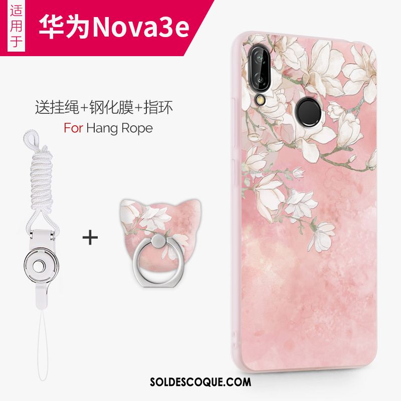 Coque Huawei Nova 3e Fluide Doux Téléphone Portable Protection Tout Compris Étui En Ligne