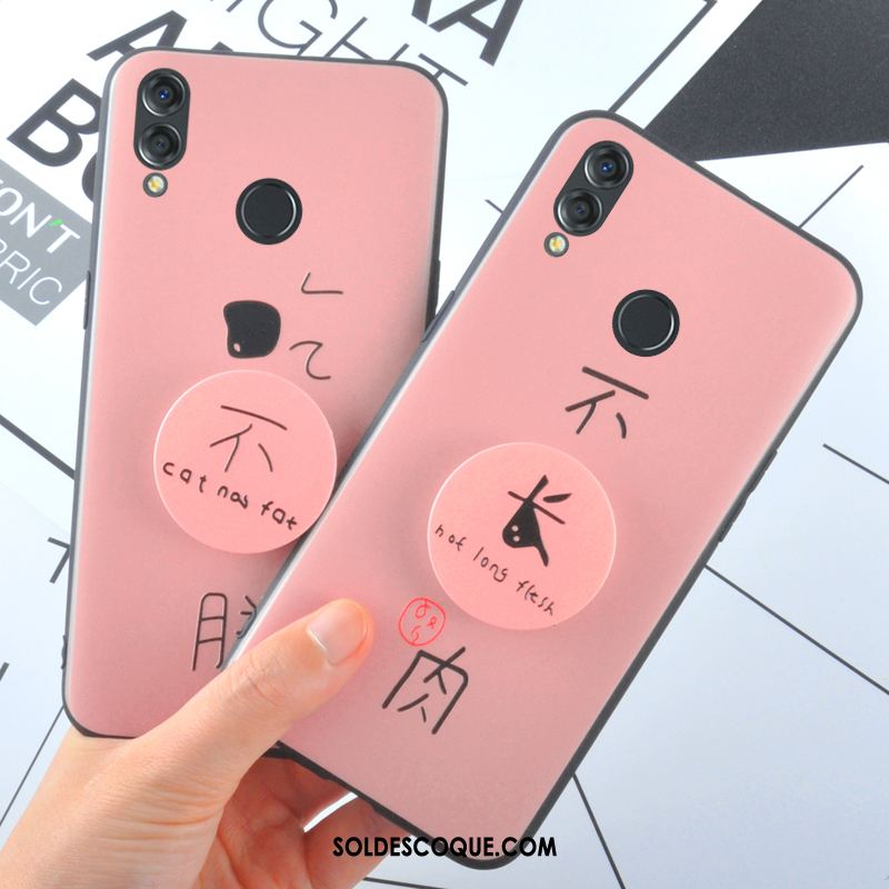 Coque Huawei Nova 3e Téléphone Portable Protection Rose Incassable Support Pas Cher