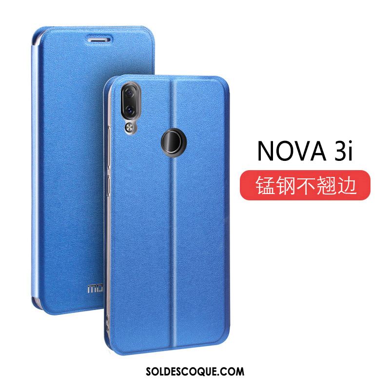 Coque Huawei Nova 3i Téléphone Portable Incassable Étui Protection Bleu Pas Cher
