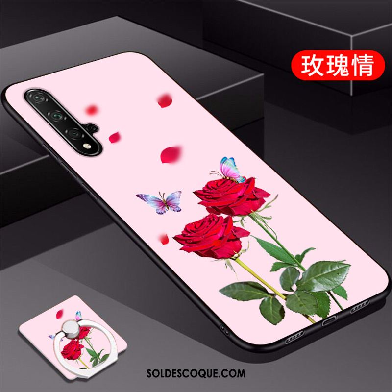Coque Huawei Nova 5t Personnalité Créatif Marque De Tendance Téléphone Portable Rouge En Ligne