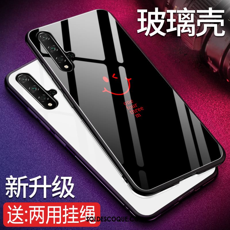 Coque Huawei Nova 5t Protection Verre Noir Téléphone Portable Simple En Ligne