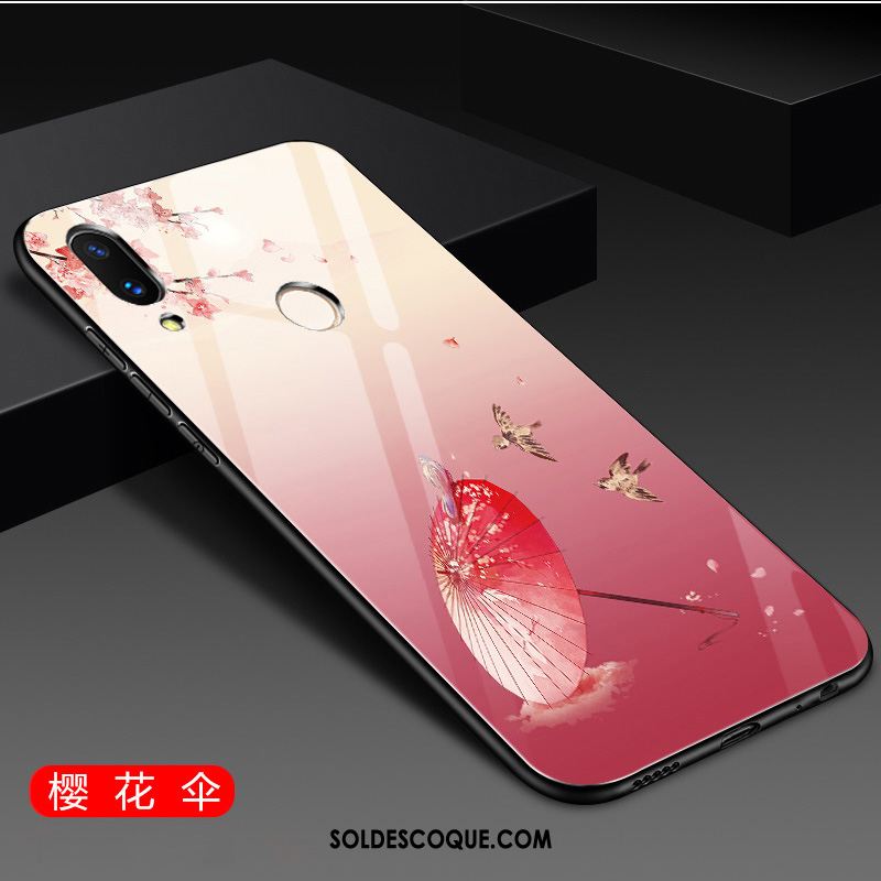 Coque Huawei P Smart 2019 Personnalité Étui Rouge Jeunesse Protection Soldes