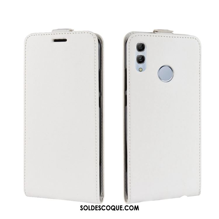 Coque Huawei P Smart 2019 Téléphone Portable Modèle Fleurie Blanc Carte Étui En Cuir Soldes