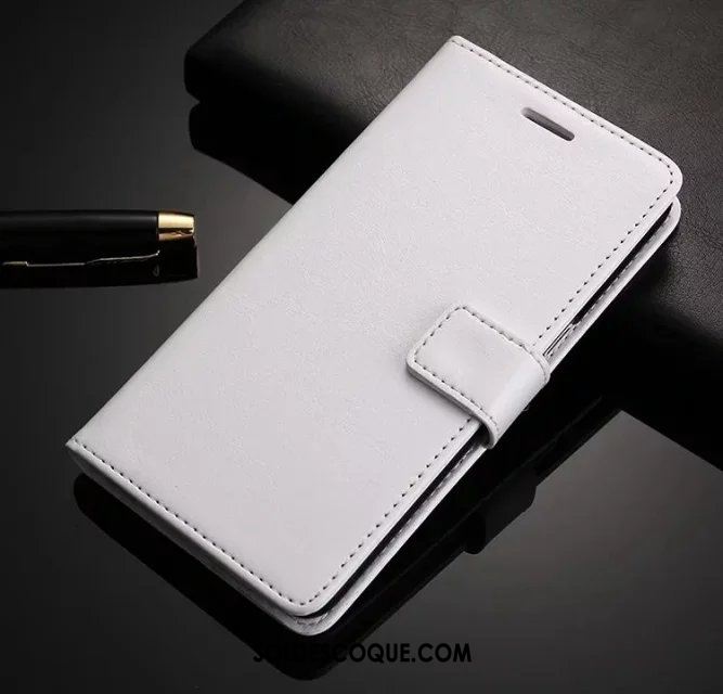 Coque Huawei P Smart Téléphone Portable Créatif Fluide Doux Blanc Étui En Cuir En Ligne