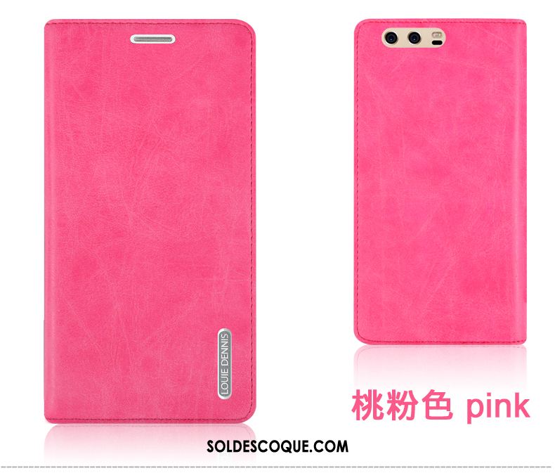 Coque Huawei P10 Clamshell Protection Étui En Cuir Téléphone Portable Rose En Ligne