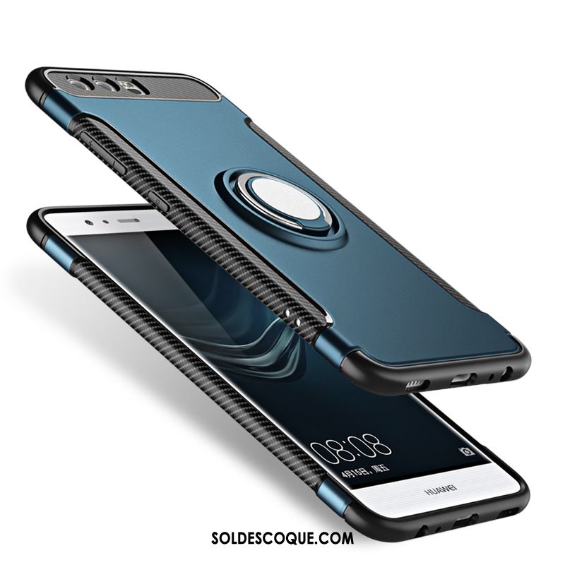 Coque Huawei P10 Plus Bleu Incassable Silicone Téléphone Portable Étui Housse Pas Cher