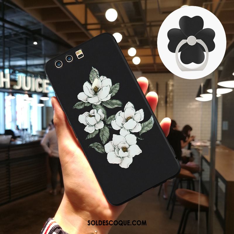 Coque Huawei P10 Plus Noir Étui Créatif Personnalité Silicone Pas Cher