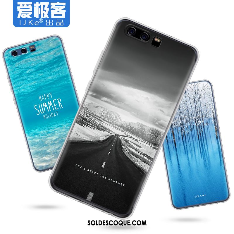 Coque Huawei P10 Plus Transparent Téléphone Portable Créatif Protection Silicone En Vente