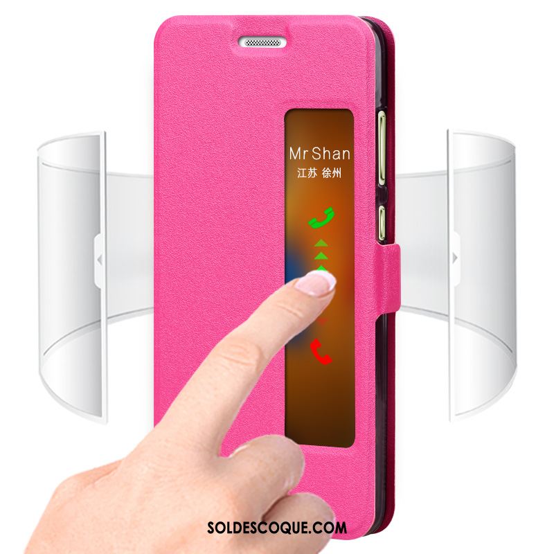 Coque Huawei P10 Téléphone Portable Étui En Cuir Tempérer Rouge Membrane Housse Pas Cher