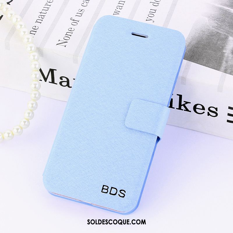 Coque Huawei P20 Bleu Étui En Cuir Incassable Protection Téléphone Portable Soldes