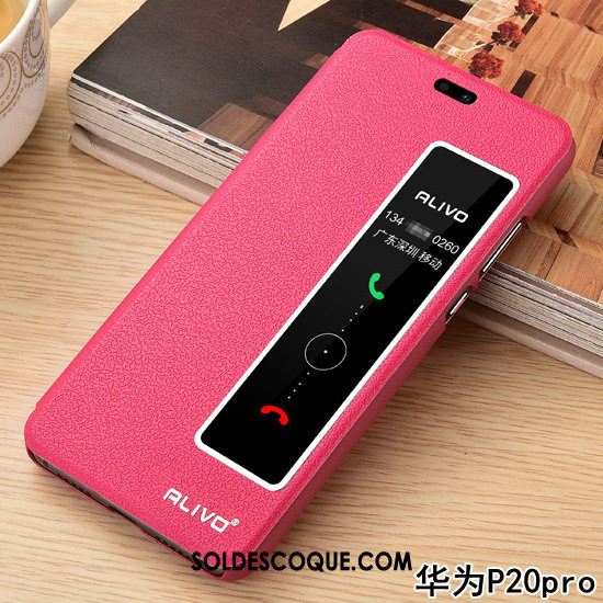 Coque Huawei P20 Pro Difficile Dormance Délavé En Daim Téléphone Portable Tout Compris Pas Cher