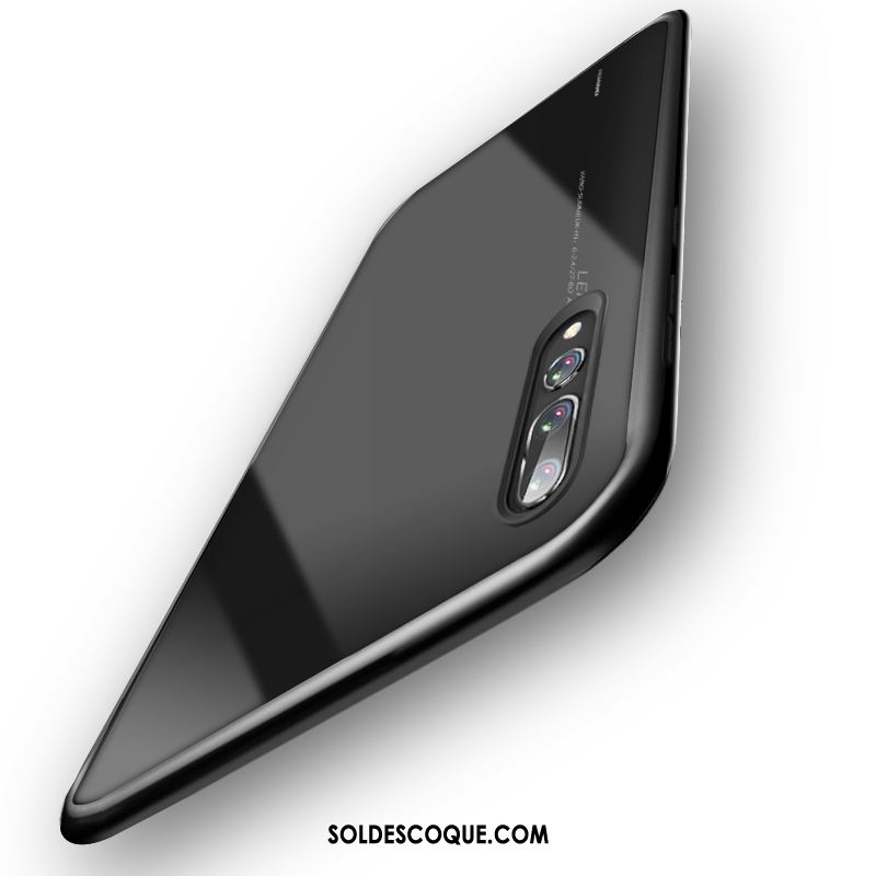 Coque Huawei P20 Pro Noir Incassable Très Mince Silicone Protection Soldes