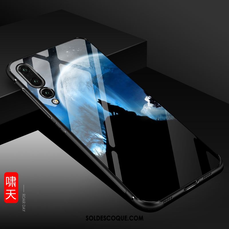 Coque Huawei P20 Pro Verre Personnalité Bleu Tout Compris Téléphone Portable En Ligne