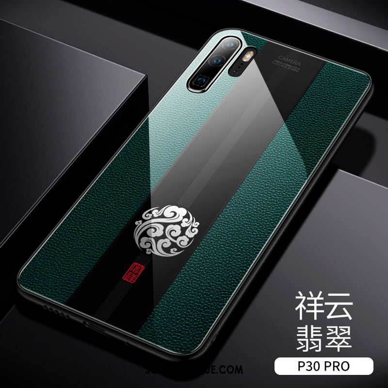 Coque Huawei P30 Pro Mode Protection Vert Téléphone Portable Verre Soldes