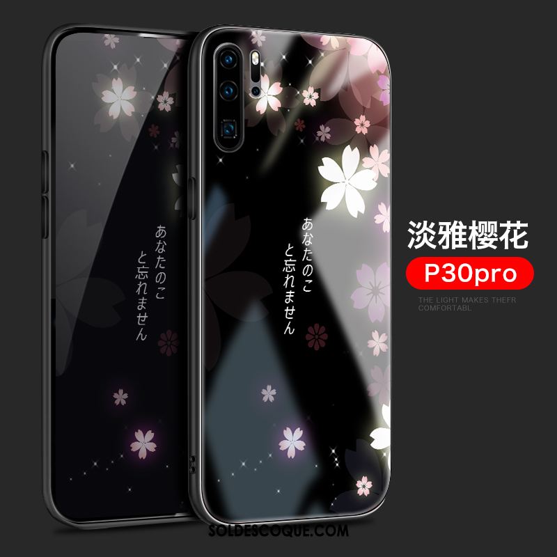 Coque Huawei P30 Pro Sakura Tout Compris Téléphone Portable Verre Clair Housse En Vente