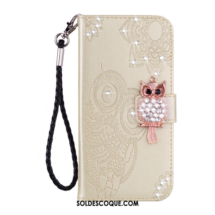 Coque Huawei P30 Pro Strass Or Ornements Suspendus Protection Chat Housse Soldes