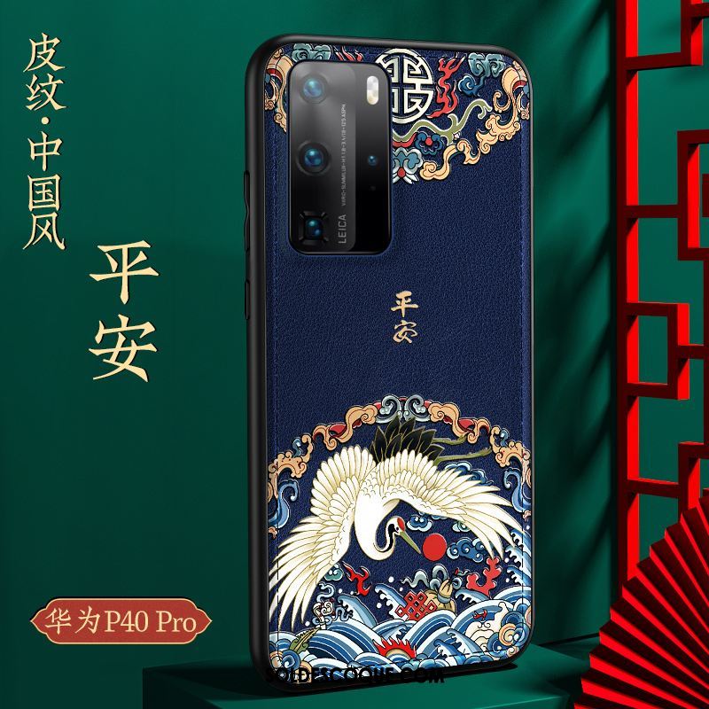Coque Huawei P40 Pro Style Chinois Téléphone Portable Protection Tendance Très Mince France